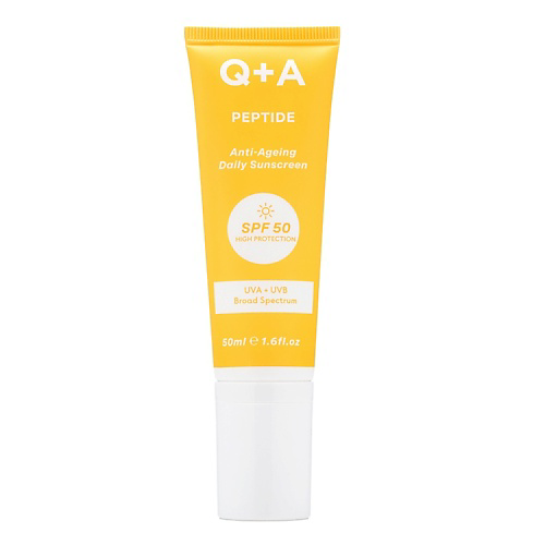 Q+A Солнцезащитный крем для лица Peptide SPF50 50 #1