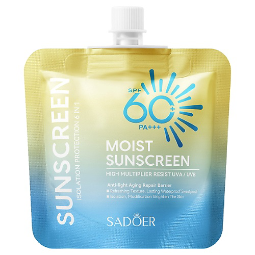 SADOER Крем для тела увлажняющий солнцезащитный SPF60+ PA+++ 30 #1