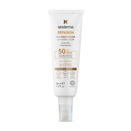 SESDERMA Средство солнцезащитное SPF 50 REPASKIN SILK TOUCH COLOUR 50 #1