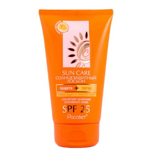 SUN CARE Солнцезащитный лосьон SPF 25 защита+загар 150 #1