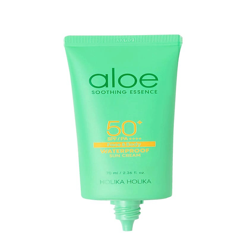 HOLIKA HOLIKA Гель солнцезащитный с водостойкой формулой Aloe Waterproof Sun Gel SPF 50+ PA ++++ 70 #1