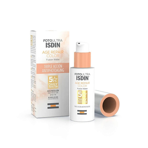 ISDIN Солнцезащитное средство с цветом Fusion Water Magic Repair Spf 50 50 #1