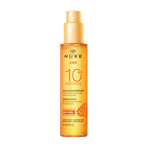 NUXE Масло для загара Tanning Oil Low Protection SPF 10 150 #1