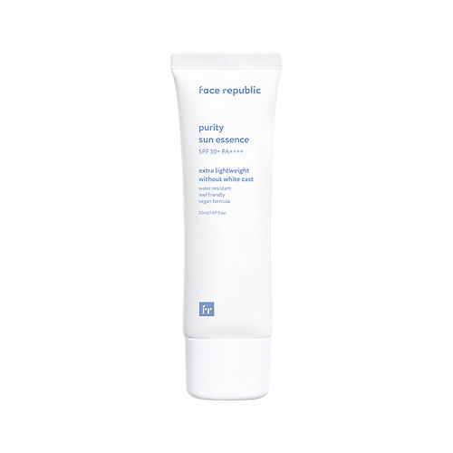 FACE REPUBLIC Эссенция для лица солнцезащитная успокаивающая SPF50+ PA++++ Purity sun essence 50 #1