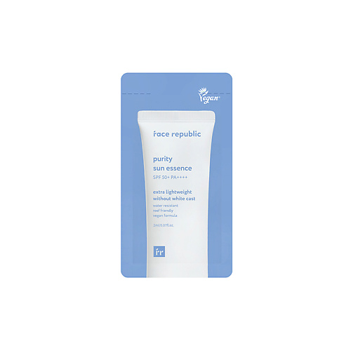 FACE REPUBLIC Эссенция для лица солнцезащитная успокаивающая SPF50+ PA++++ Purity sun essence 2 #1