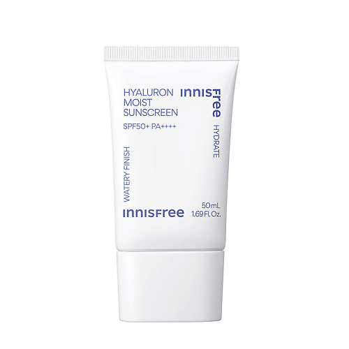 INNISFREE Гиалуроновая увлажняющая солнцезащитная эссенция SPF50+ PA++++ Hyaluron Moist Sunscreen 50 #1