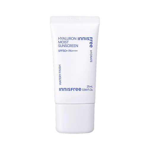 INNISFREE Гиалуроновая увлажняющая солнцезащитная эссенция с защитой SPF50 + PA ++++ Hyaluron Moist Sunscreen 25 #1