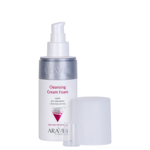 ARAVIA PROFESSIONAL Крем для умывания с маслом хлопка Cleansing Cream Foam 150 #1