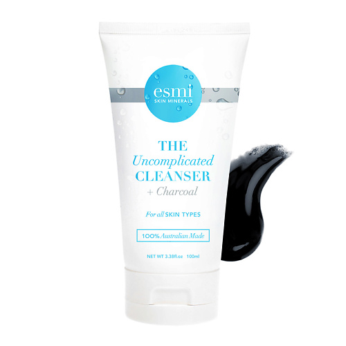 ESMI SKIN MINERALS Средство для лица очищающее с углем The Uncomplicated Cleanser Plus 100 #1