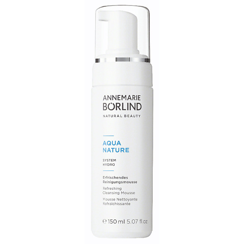 ANNEMARIE BORLIND Мусс для умывания освежающий увлажняющий Aquanature Refreshing Cleansing Mousse 150 #1