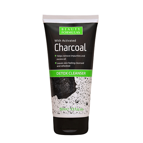 BEAUTY FORMULAS Средство очищающее с активированным углем Detox Cleanser with Activated Charcoal #1