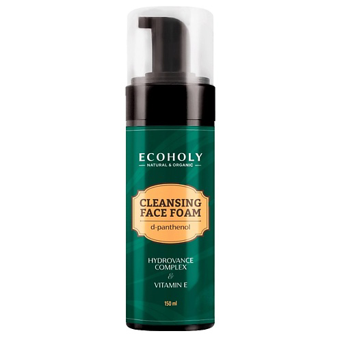 ECOHOLY Пенка для лица очищающая мягкая Cleansing Face Foam D-Panthenol Hydrovance Complex & Vitamin E 150 #1