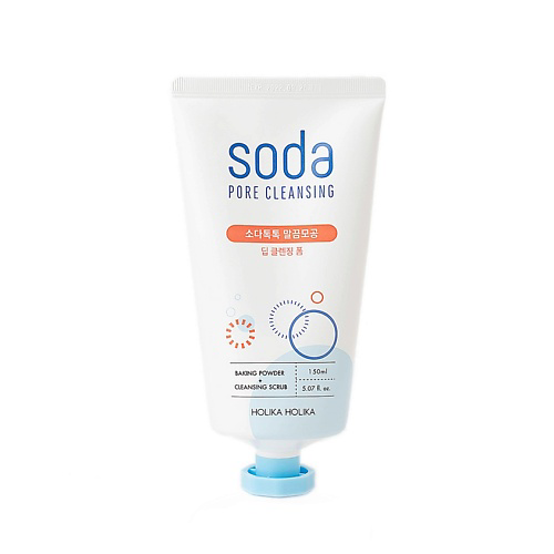 HOLIKA HOLIKA Глубоко очищающая пенка для лица Soda Tok Tok Clean Pore Deep Cleansing Foam 150 #1