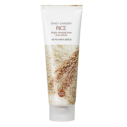 HOLIKA HOLIKA Очищающая пенка с рисом Daily Garden Rice Bright cleansing foam from Icheon 120 #1