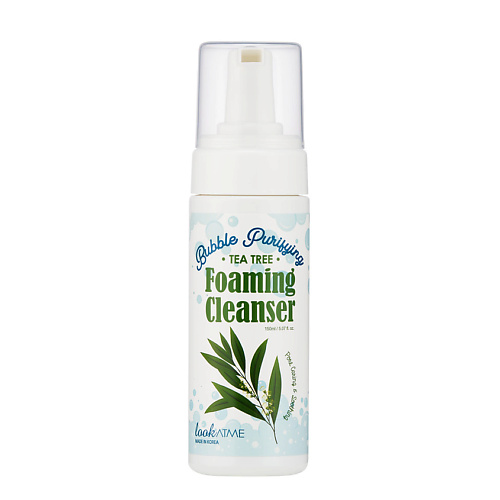 LOOK AT ME Пенка для лица очищающая с экстрактом чайного дерева Bubble Purifying Foaming Cleanser Tea Tree 150 #1