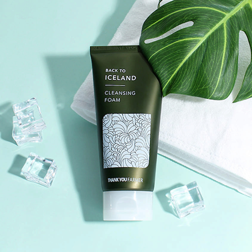 THANK YOU FARMER Пенка очищающая с ледниковой водой для лица Back to Iceland Cleansing Foam 120 #1