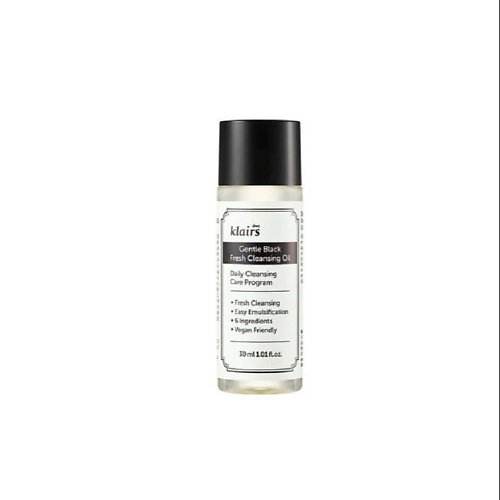 DEAR, KLAIRS Гидрофильное масло Gentle Black Fresh Cleansing Oil 30 #1