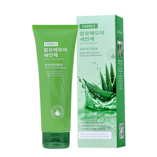 FARRES Молочко для очищения "Essence Clean" с экстрактом алоэ 120 #1