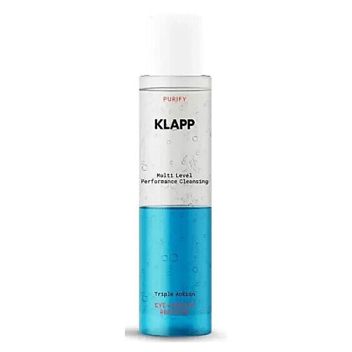 KLAPP COSMETICS Двухфазное средство Cleansing Triple Action Eye Make-up Remover 125 #1