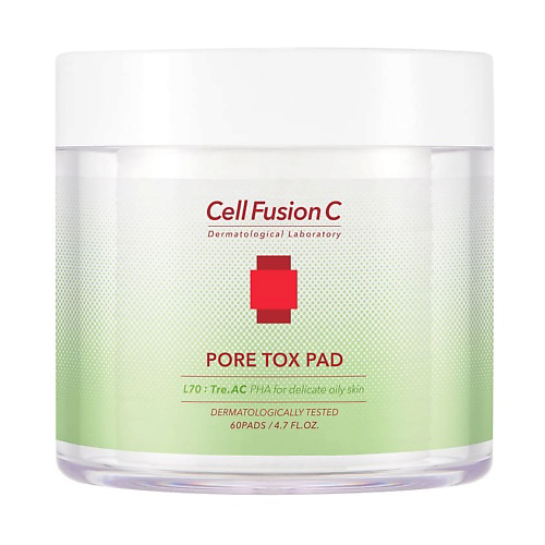 CELL FUSION C Диски для лица очищающие сужающие поры L70 TreAC Final Recue Code #1