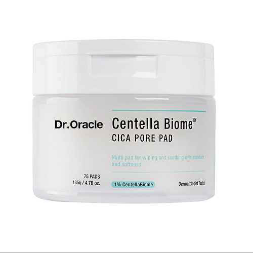 DR.ORACLE Тонизирующие пэды для лица CentellaBiome Cica Pore Pad #1
