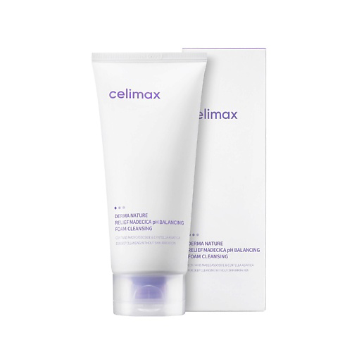 CELIMAX Пенка для умывания Derma Nature Relief Madecica pH Balancing Foam Cleansing 150 #1