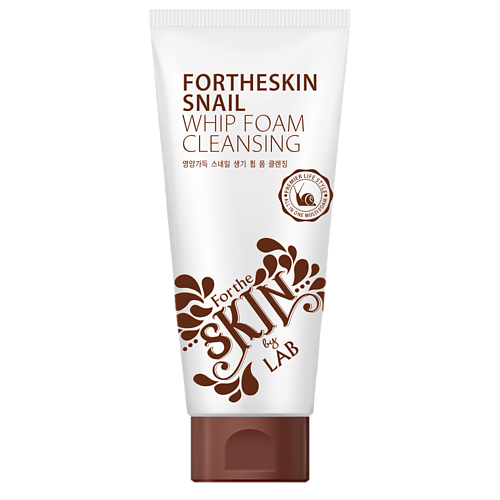 FOR THE SKIN BY LAB Пенка для умывания МУЦИН УЛИТКИ FORTHESKIN SNAIL WHIP FOAM CLEANSING 180 #1
