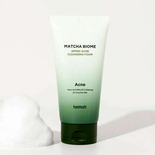 HEIMISH Пенка с матчей и пробиотиками Heimish Matcha Biome Amino Acne Cleansing Foam 150 #1