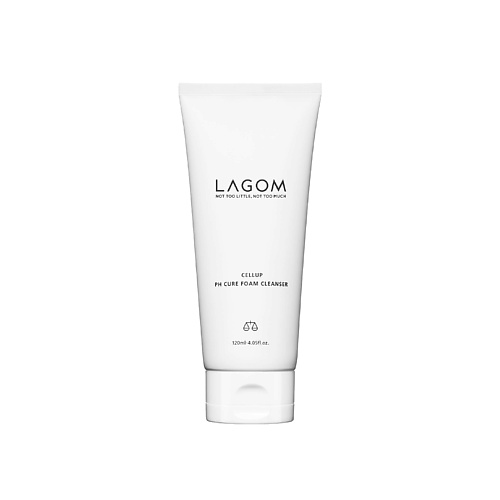 LAGOM Слабокислотное очищающее средство для умывания CELLUP PH CURE FOAM CLEANSER 120 #1