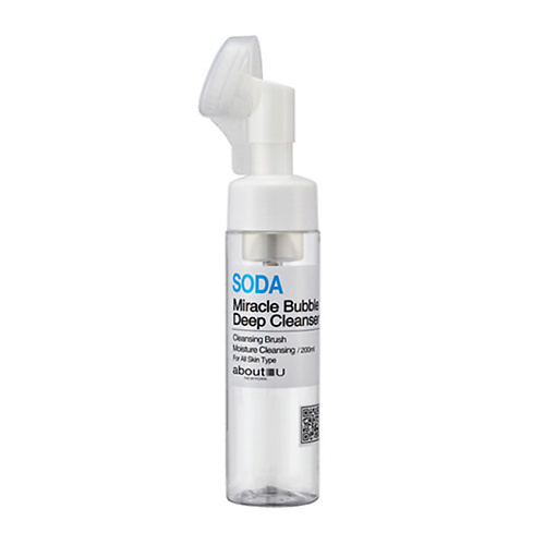 PRIVIA Пенка для умывания aboutU SODA Miracle Bubble Deep Cleanser 200 #1