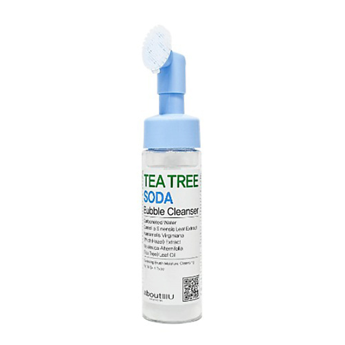 PRIVIA Пенка для умывания aboutU Tea Tree Soda Bubble Cleanser 200 #1