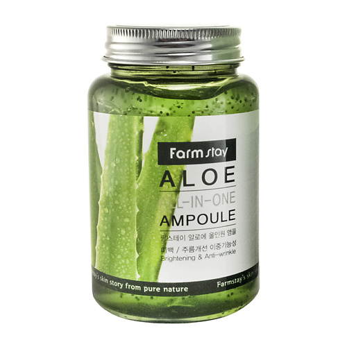 FARMSTAY Многофункциональная ампульная сыворотка с экстрактом алоэ All-In-One Ampoule Aloe 250 #1