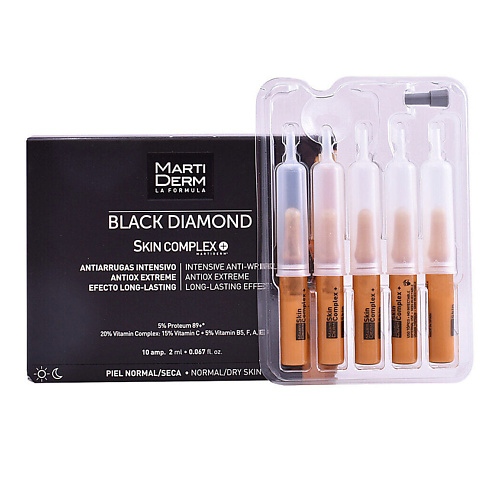 MARTIDERM Антивозрастные ампулы  Black Diamond Skin Complex 20 #1