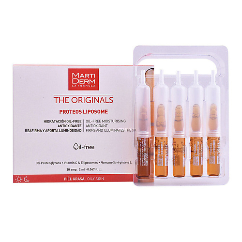 MARTIDERM Увлажняющие ампулы Proteos Liposome с липосомами и протеогликанами 60 #1