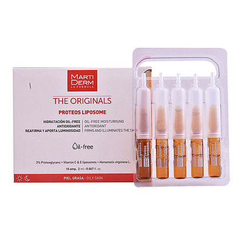 MARTIDERM Увлажняющие ампулы Proteos Liposome с липосомами и протеогликанами 20 #1