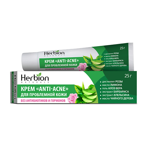 HERBION Крем ANTI-ACNE для проблемной кожи 25 #1