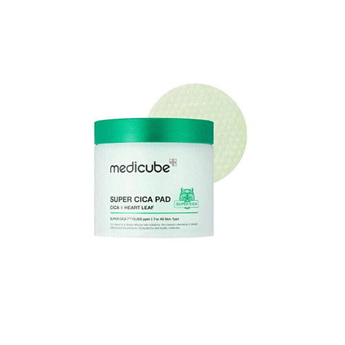 MEDICUBE Cалфетки для мгновенного успокоенияSuper Cica Soothing Toner Pads #1