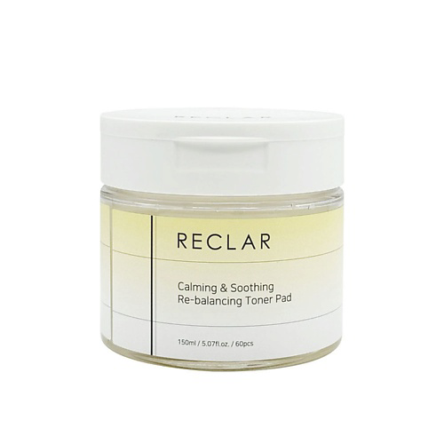 RECLAR Успокаивающие тонер-пэды для лица Calming&Soothing Toner Pad #1