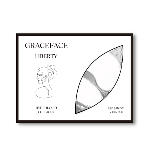 GRACE FACE Патчи гидрогелевые увлажняющие для глаз с коллагеном от мешков, отеков темных кругов #1