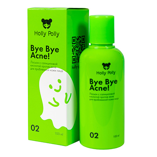 HOLLY POLLY Лосьон с салициловой кислотой Bye Bye Acne! против акне для проблемной кожи лица 100 #1