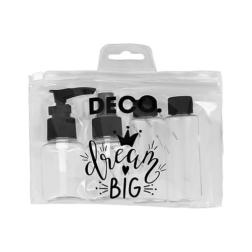 DECO. Набор дорожных флаконов в косметичке dream big 69 #1