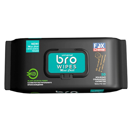 FOX CHEMIE Влажные салфетки BRO Wipes #1