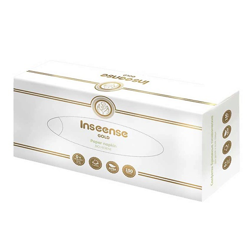 INSEENSE Салфетки бумажные белые 2 слоя #1