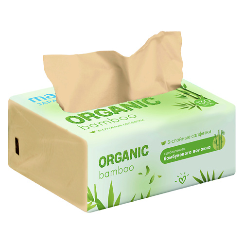 MARABU Салфетки бумажные в мягкой упаковке ORGANIC #1