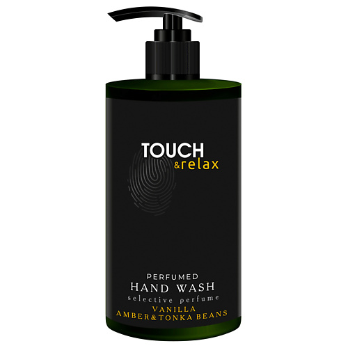 TOUCH Парфюмированный гель для мытья рук  ВАНИЛЬ, АМБРА и БОБЫ ТОНКА 450 #1