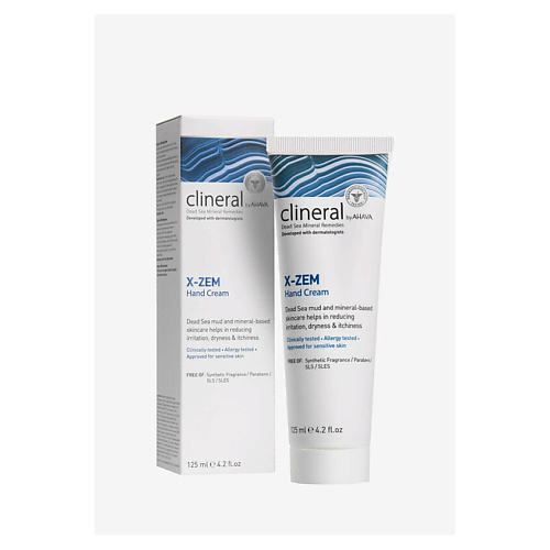 AHAVA Крем для сухой и атопичной кожи Clineral X-Zem Hand Cream 125 #1