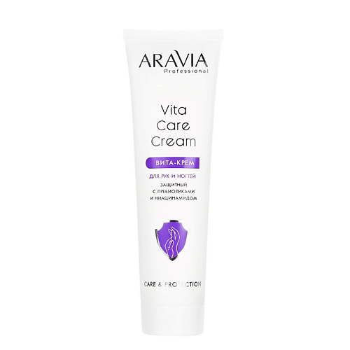 ARAVIA PROFESSIONAL Вита-крем для рук и ногтей защитный с пребиотиками и ниацинамидом Vita Care Cream 100 #1