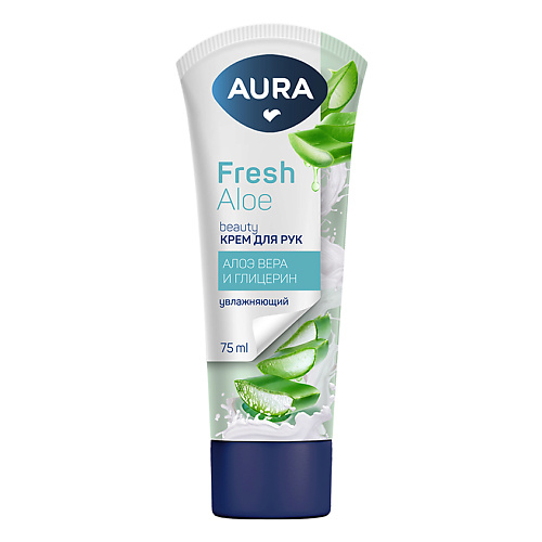 AURA BEAUTY Крем для рук увлажняющий с глицерином и экстрактом алоэ 75 #1