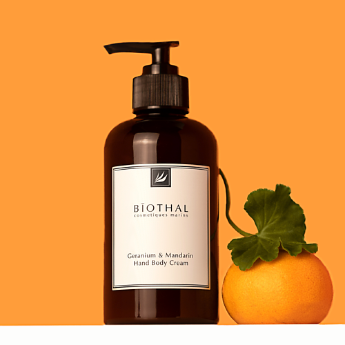 BIOTHAL Крем для тела и рук Герань Мандарин с витамином E Geranium & Mandarin 300 #1
