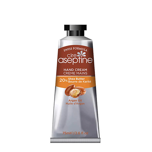 CIRE ASEPTINE Крем для рук с 20% маслом Ши и аргановым маслом 20% Shea Butter Hand Cream Argan Oil 75 #1